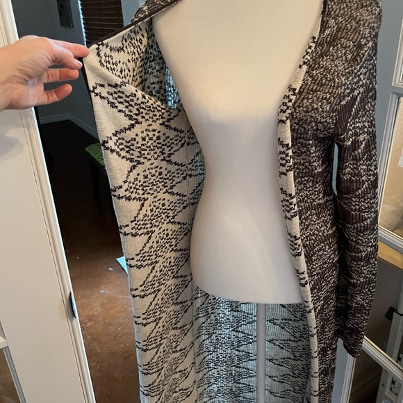 Billabong Womens Small Diamond Reversible Cardigan Long Sleeve Sweater - Picture 5 of 11